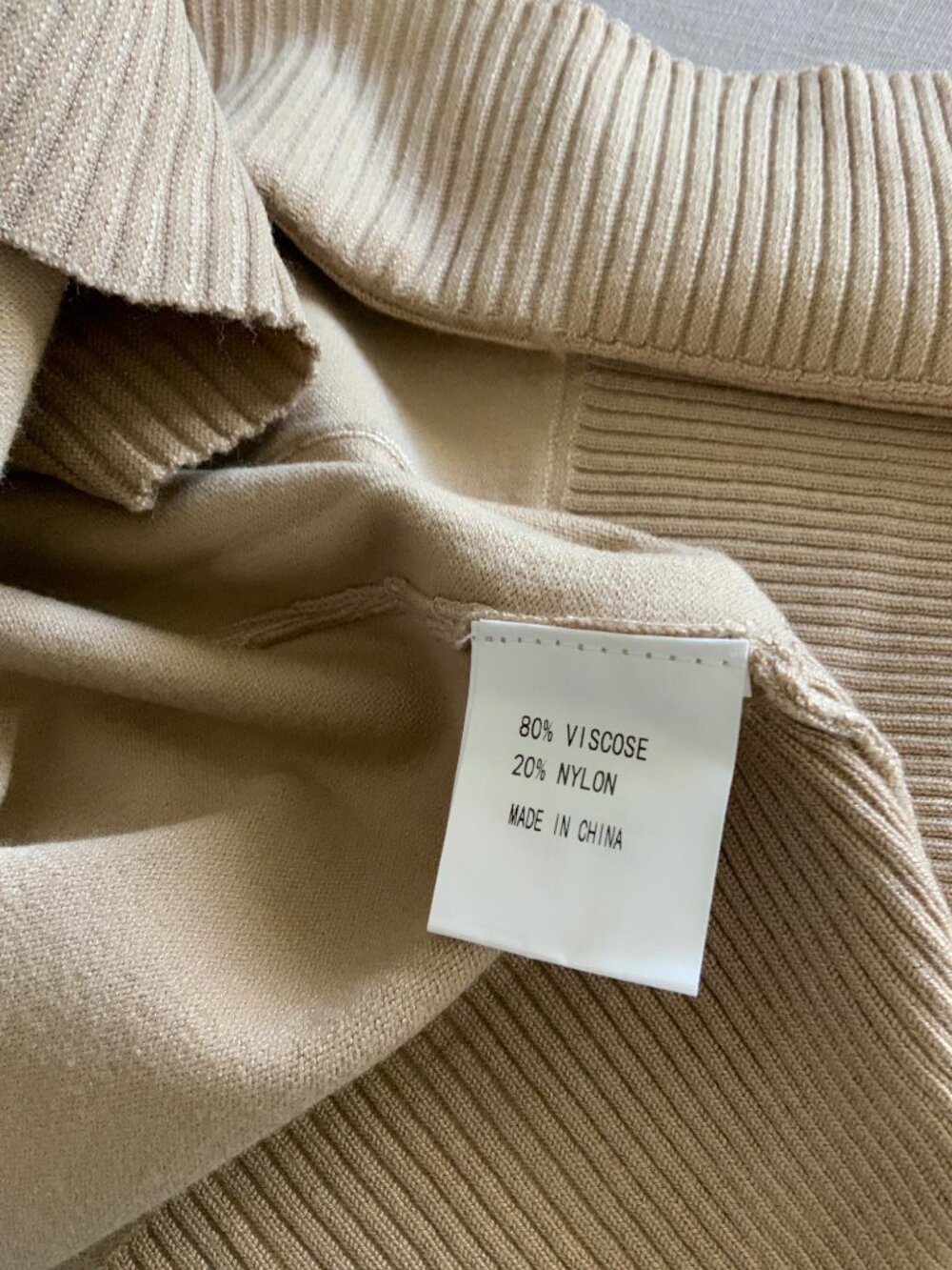 A.Jesdani Ribbed Open Front Cardigan With Pockets - Picture 5 of 5